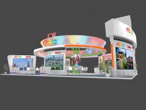 活力广东展览模型