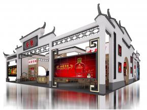 安徽酒业展台模型