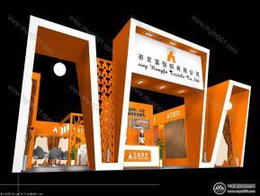 农富纺织展览模型图片