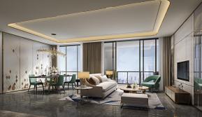 客厅餐厅3D模型