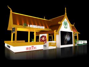 泰国王虾展览模型