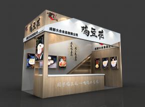 鸡豆花展览模型