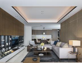 客厅餐厅3D模型