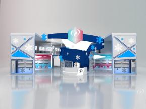 H.B.Fuller展台模型