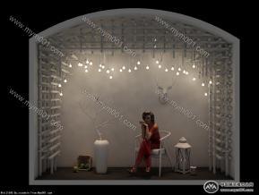 艺术服装展示橱窗