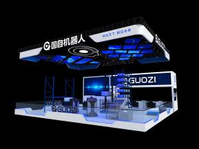 国自机器人展览模型