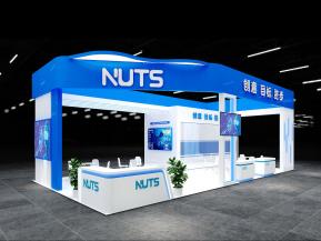 现代展览 展示 展台 NUTS 科技展台 电子科技  展厅