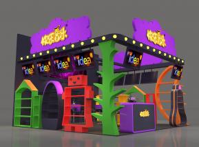 快乐音乐展览模型