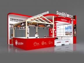 膳立方展览模型