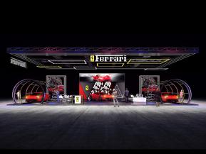 法拉利展览模型