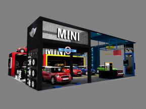 MINI展台展览模型