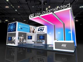 ST半导体展台模型