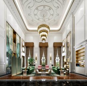 欧式客厅3D模型