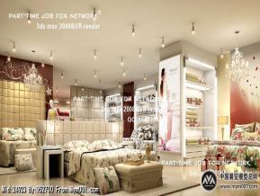 家纺专卖店  现代 田园   家装