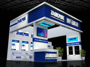 迪马科技展台模型