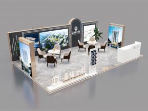 嘉福金粼地产展台