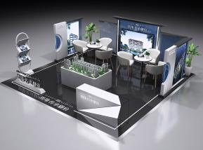 传承樾府房地产展位展览设计