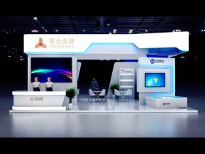 联合金融展览模型