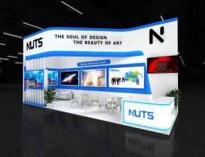现代展览 展示 展台 NUTS 科技展台 电子科技  展厅