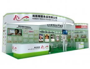 椰国食品展览模型