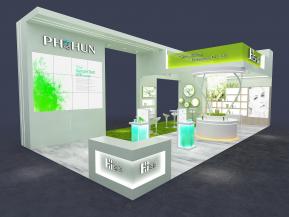 海思美容化妆品展台模型