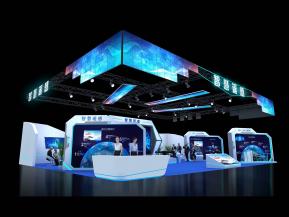 智慧遥感展台模型