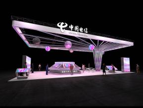 中国电信展台设计方案