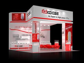 红壹佰展览模型