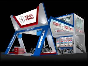 大运汽车展览模型