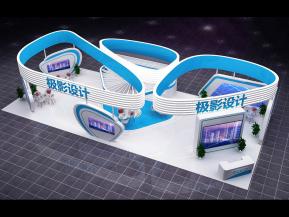 异形创意大型科技展位展览设计