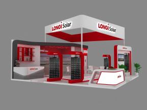 隆基股份展览模型