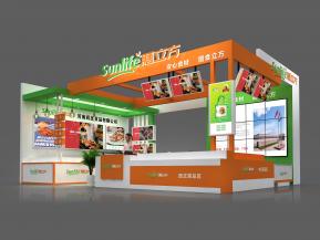 膳立方展览模型