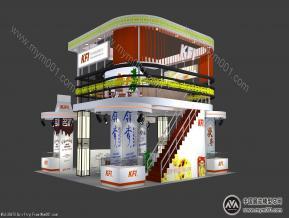 食品展4面开口