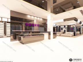 富尼诺家纺展示空间3D渲染图