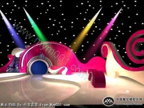 女性访谈节目舞台