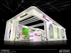 泡泡噜服饰展台设计