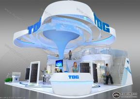 TDG光伏展台模型