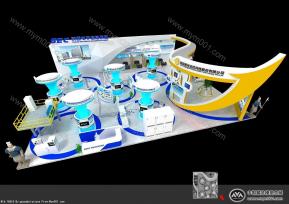 528平方光伏展位设计