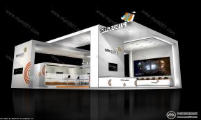 SmileGate展台2013效果图