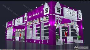 波波宠物展台模型