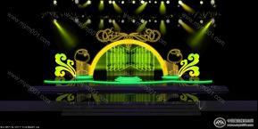 舞台设计3D模型