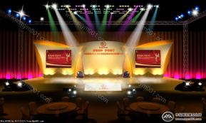 金盛集团舞台效果