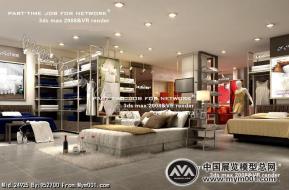 家纺专卖店  现代 田园   家装