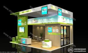 重庆和泰塑胶展位模型