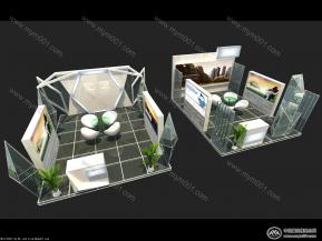 商场宣传展位两组