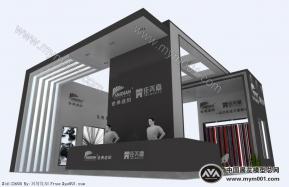 佳美嘉展台3D模型图片