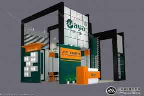 华亚展台模型效果图