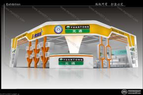元通展台模型效果图