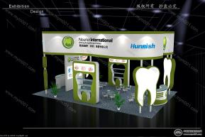 环润展览模型效果图