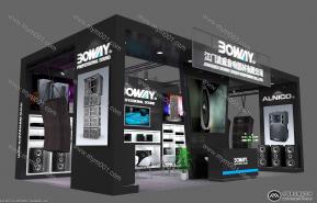波威音响展览模型图片